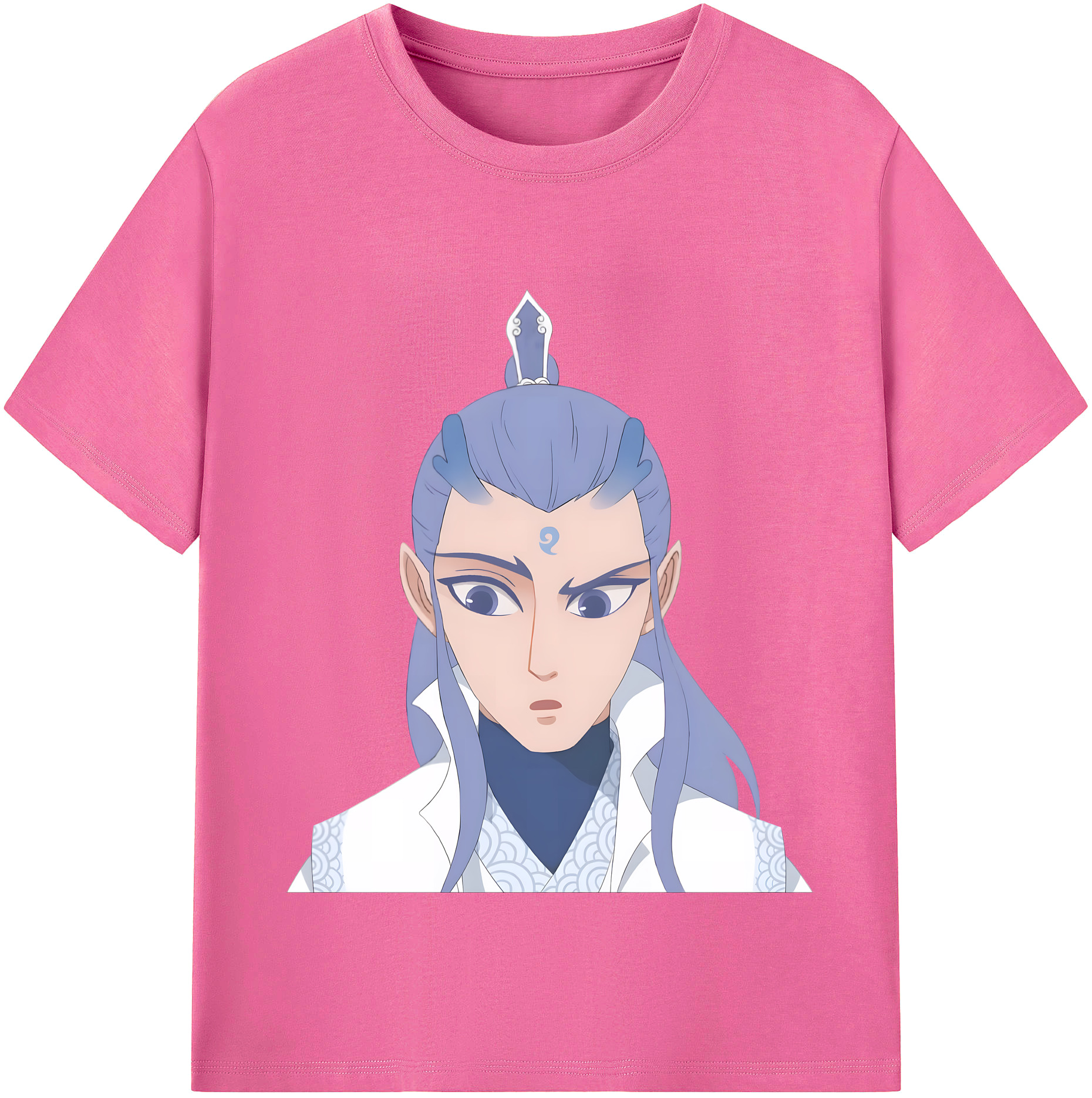 （画像用） Ne Zha 2 ナタ 魔童の大暴れ レディースカジュアルプリントTシャツ（綿100％）